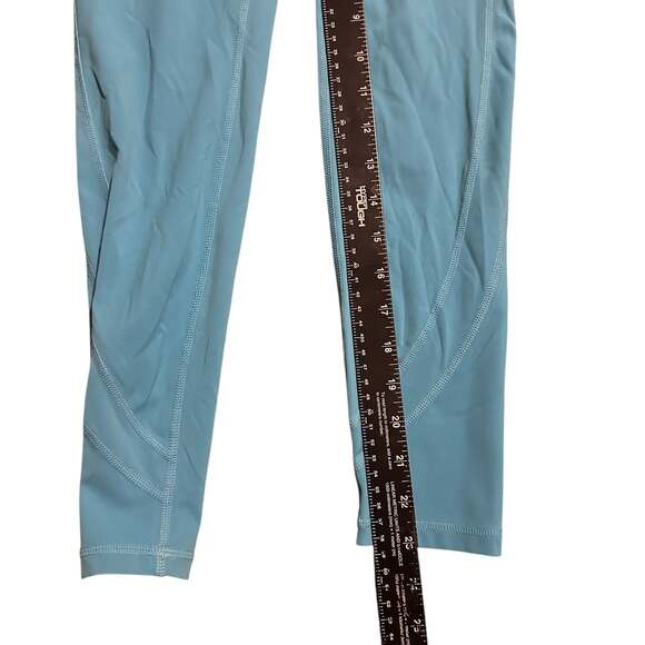 Alphalete Pulse Surge High Rise Blue Athletic Yoga workout Compression Legging - Picture 3 of 7